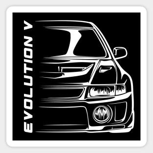 Lancer Evolution V Silhouette Magnet